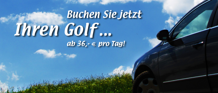 Buchen Sie hier Ihren Golf Mietwagen