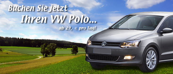 Buchen Sie hier Ihren Polo Mietwagen