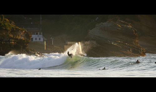 Surf à Biarritz