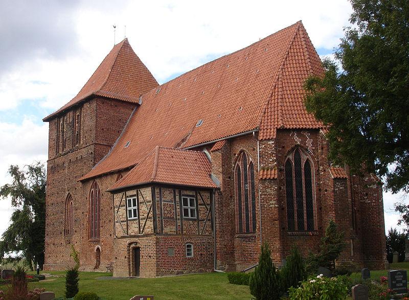 Gebäude der Kirche in Hohenkirchen