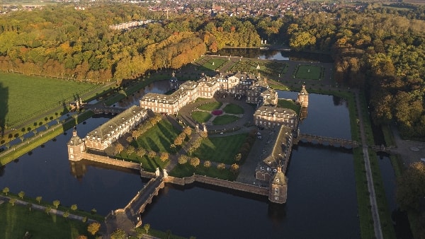 Luftansicht von Schloss Nordkirchen in Nordrhein-Westfalen