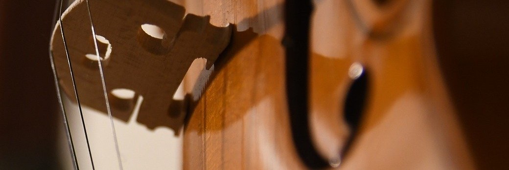 Detailaufnahme einer Violine