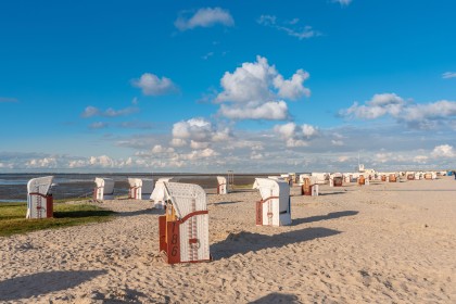 ImageStrandkörbe am Strand bei Harlesiel