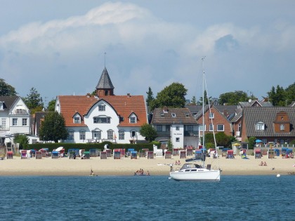 ImageBlick auf den Strand von Wyk auf Föhr