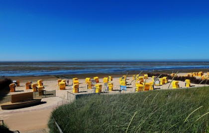 ImageStrandkörbe am Strand von Duhnen
