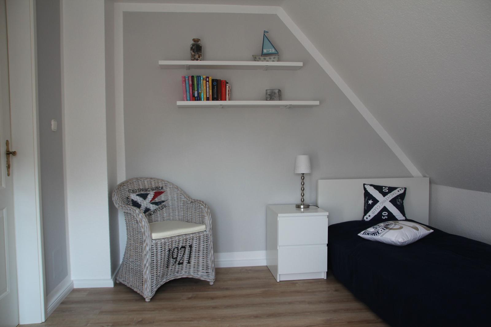 Schlafzimmer 1 mit zwei Einzelbetten