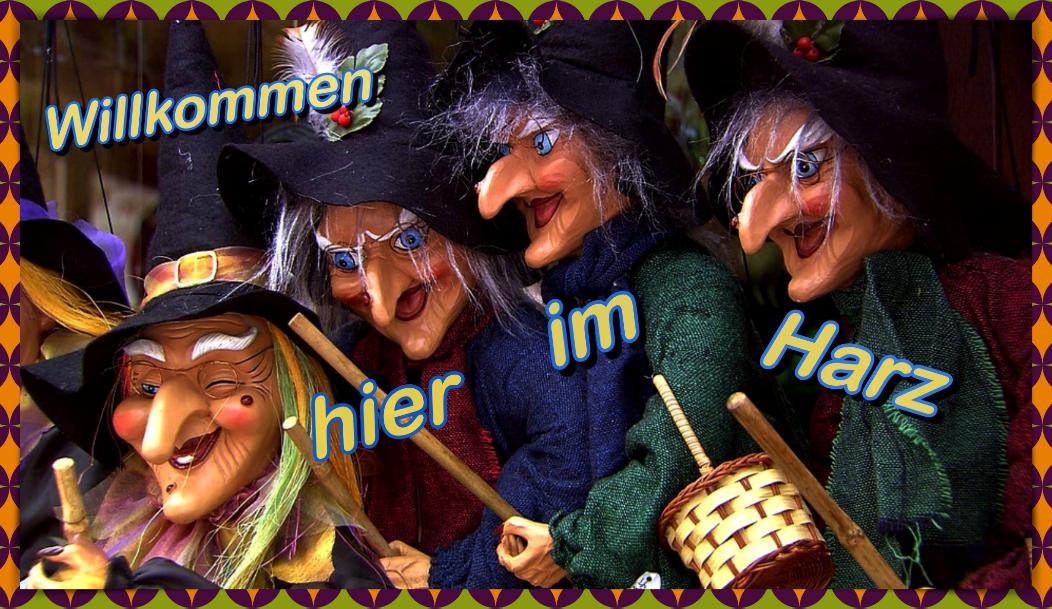 Die Hexen vom Brocken dürfen natürlich nicht fehlen...