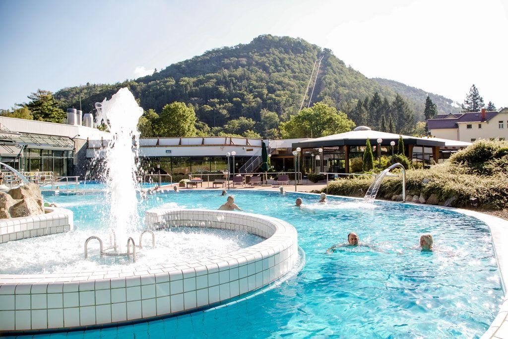 Die bekannte Sole-Therme in Bad Harzburg,
ein Riesenspaß für "Groß und Klein"