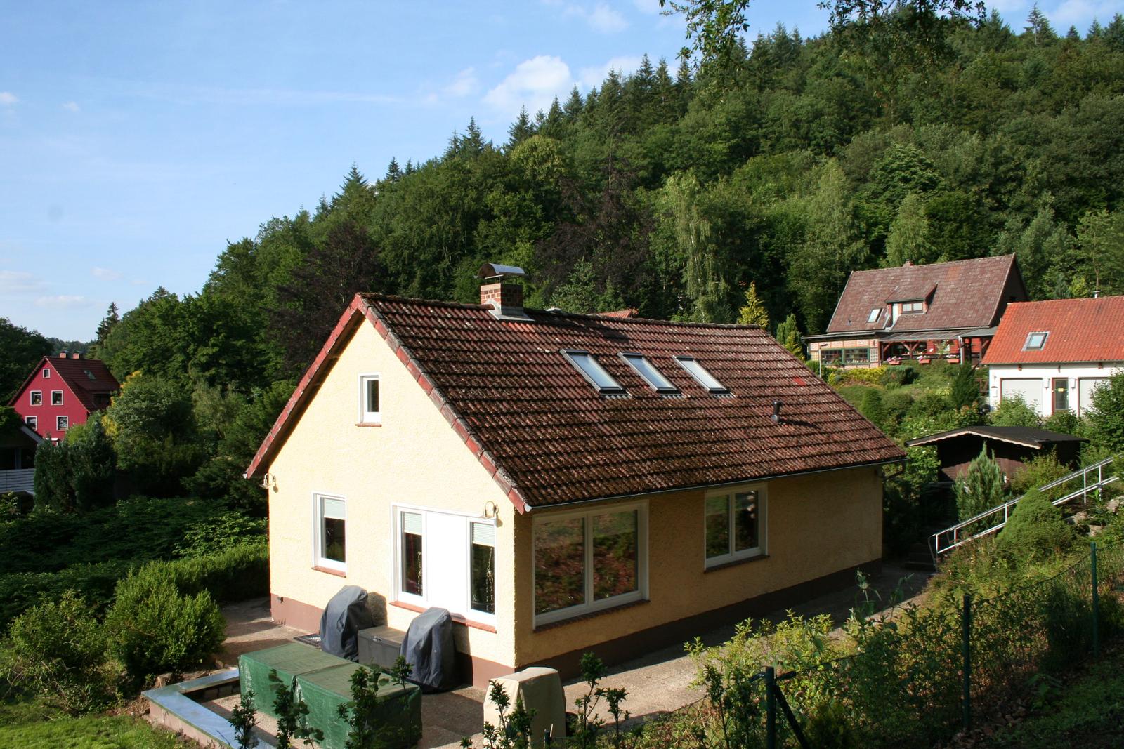 Das Ferienhaus Maria Magdalena in direkter Waldlage im Kirchtal.