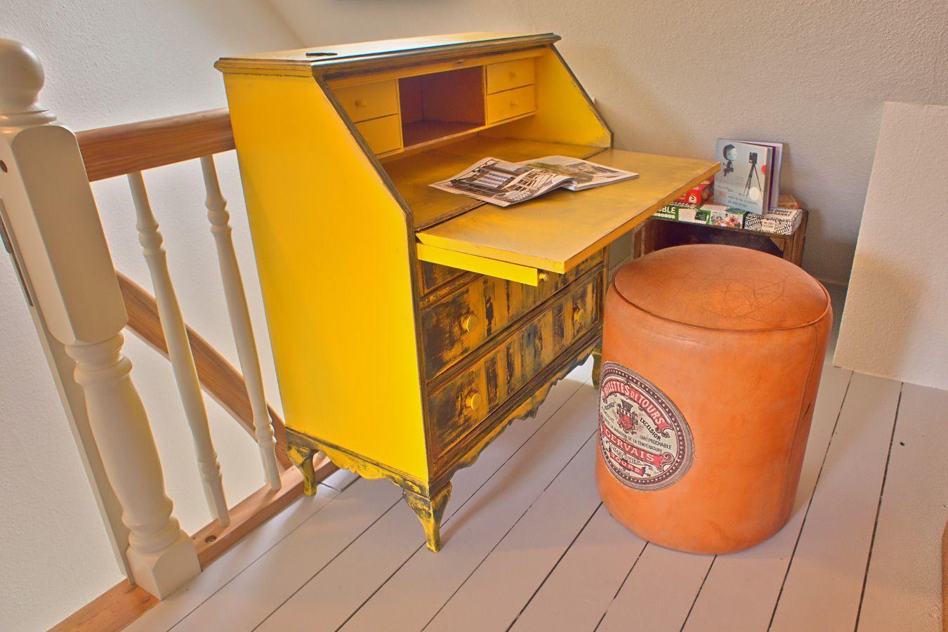 Ein Arbeitsplatz an der oberen Treppe