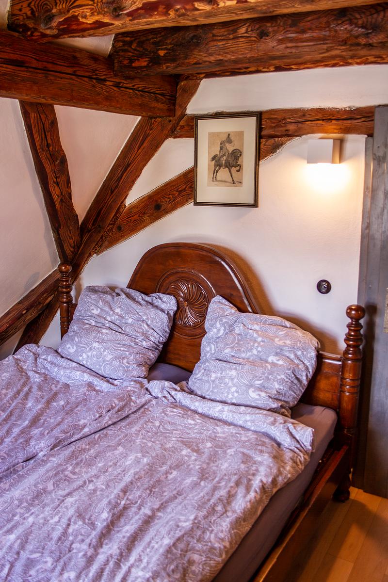 Schlafzimmer 1 mit Doppelbett