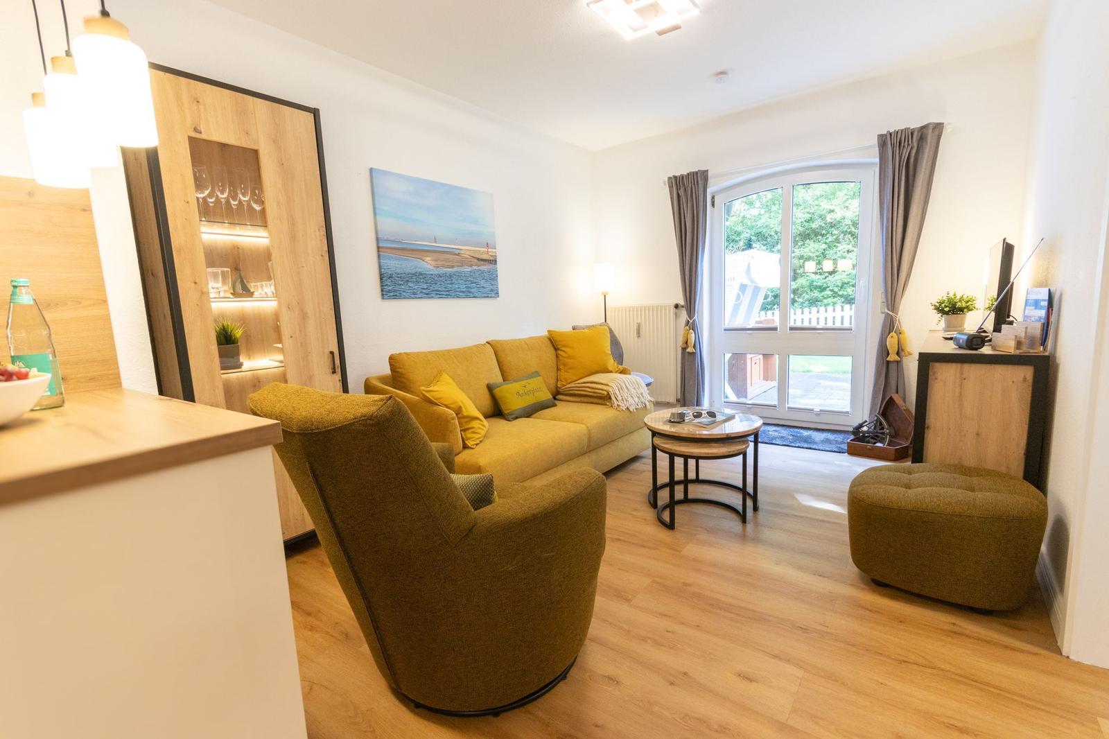 Fernsehzone mit Zugang zum Platz an der Sonne