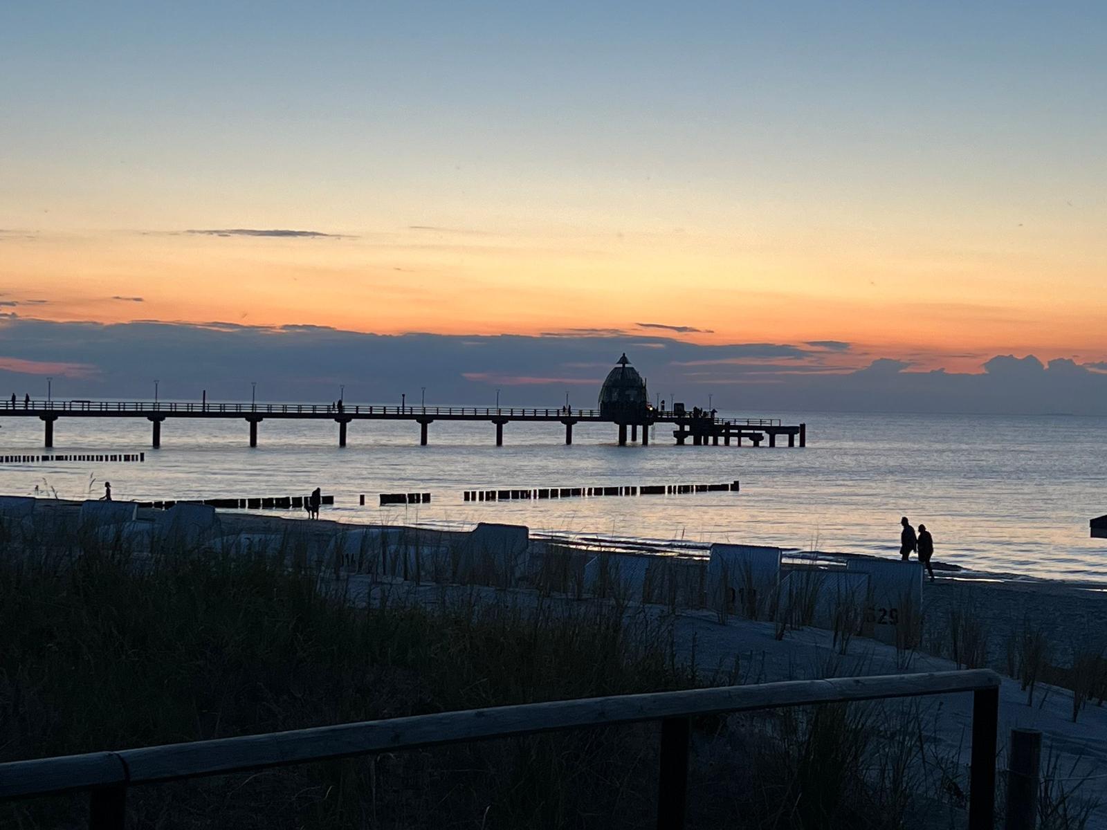 Blick auf die Seebrücke