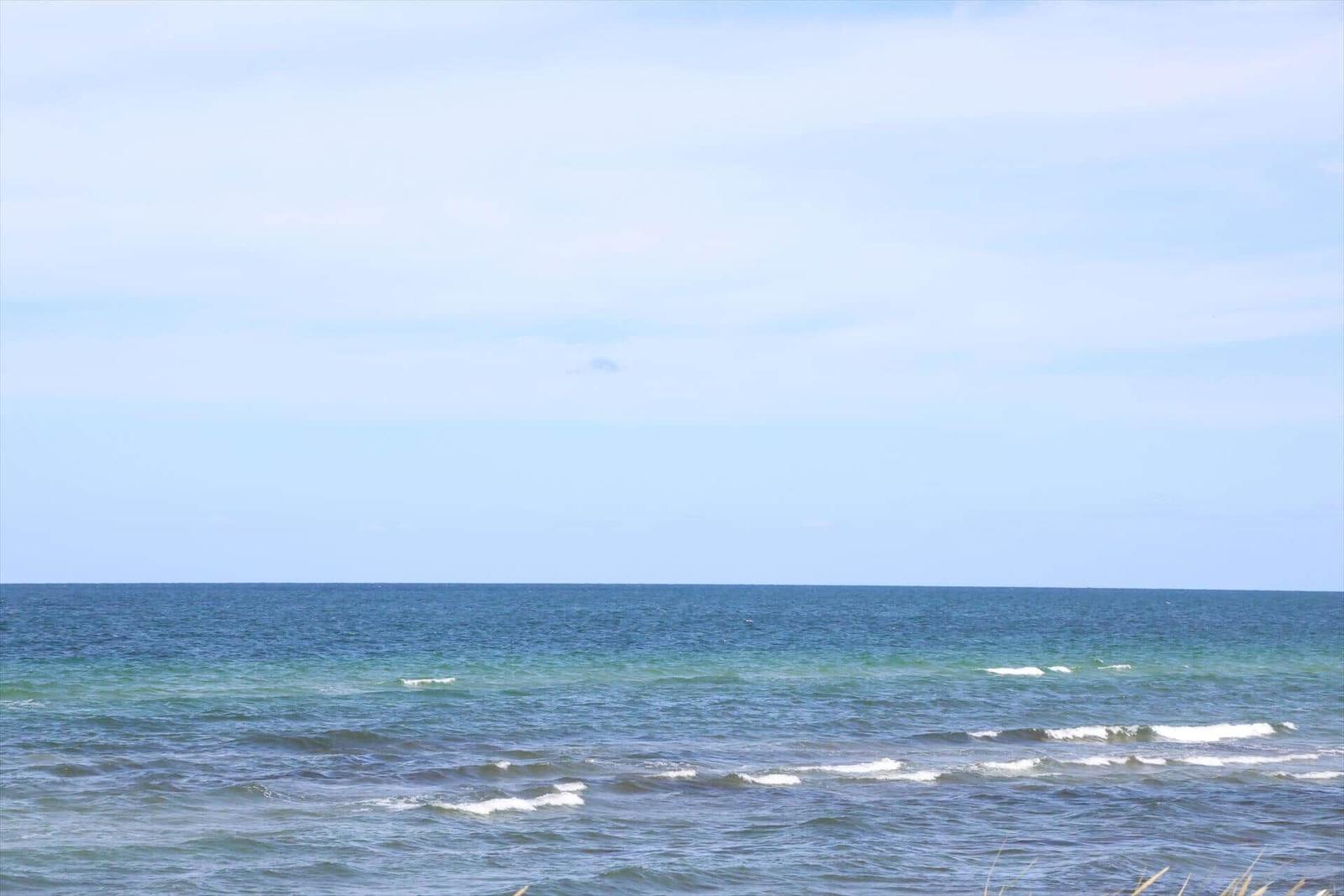 View of the sea under a clear sky