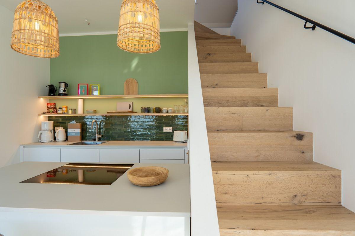 Treppe ins Obergeschoss