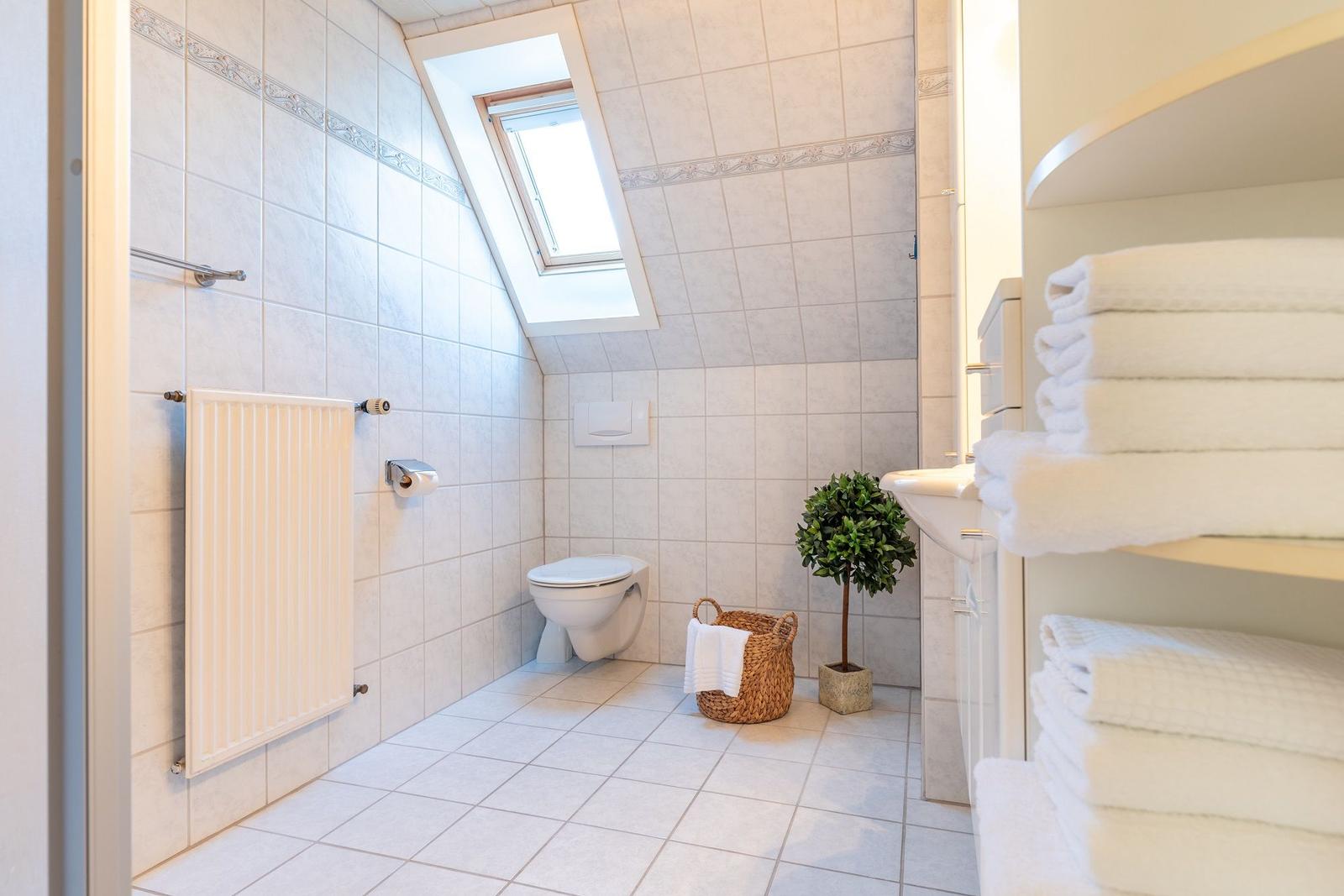 Blick in das Duschbad