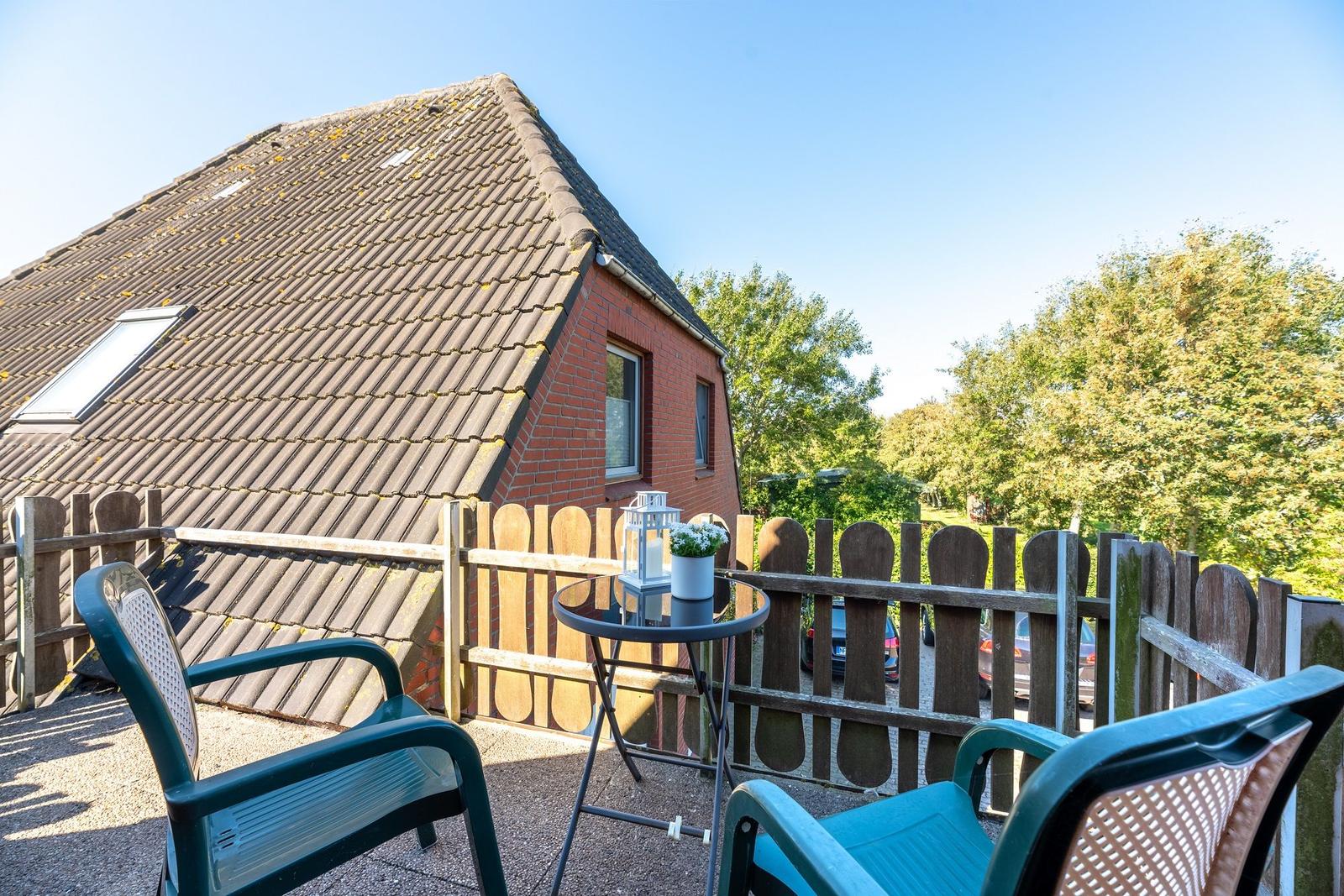 Blick auf den Balkon