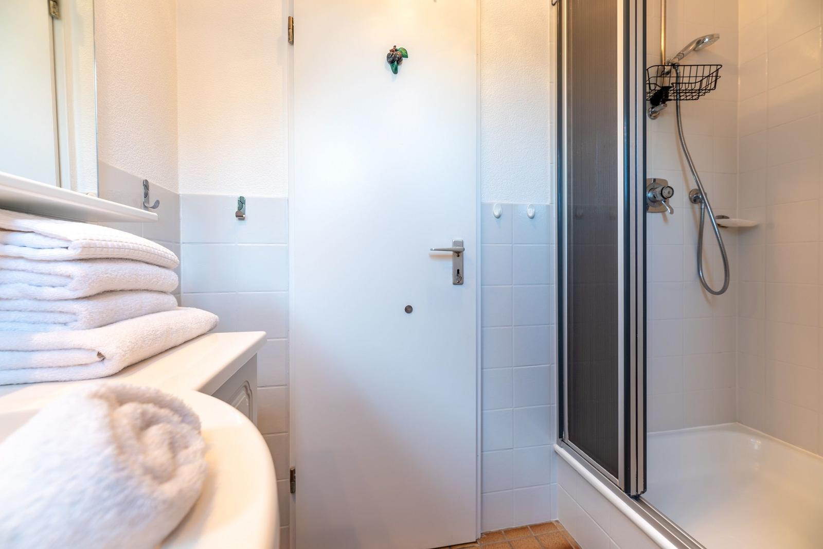 weitere Aufnahme mit Duschbereich