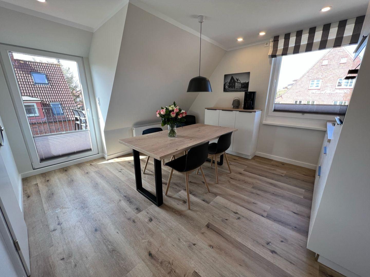 Küche und Essbereich...