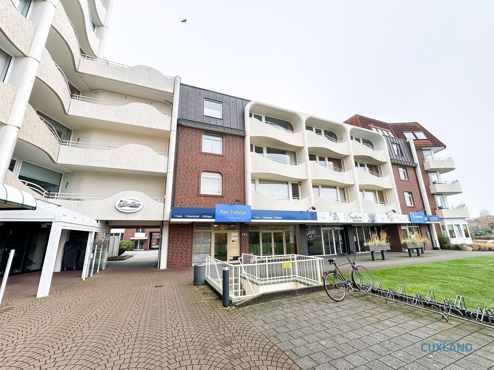 Ferienwohnung mit Sauna, Schwimmbad und Whirlpool im Haus Trafalgar.