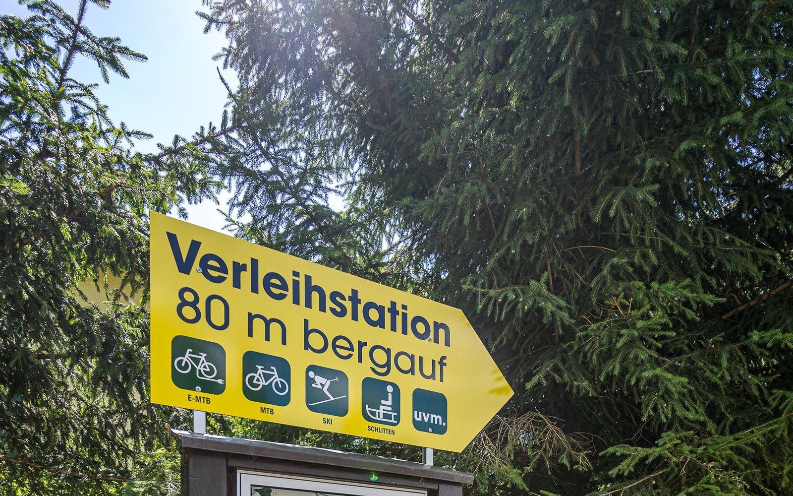 ...Mountainbike, E-Bike, Ski und Schlitten - bei uns zu leihen!!....