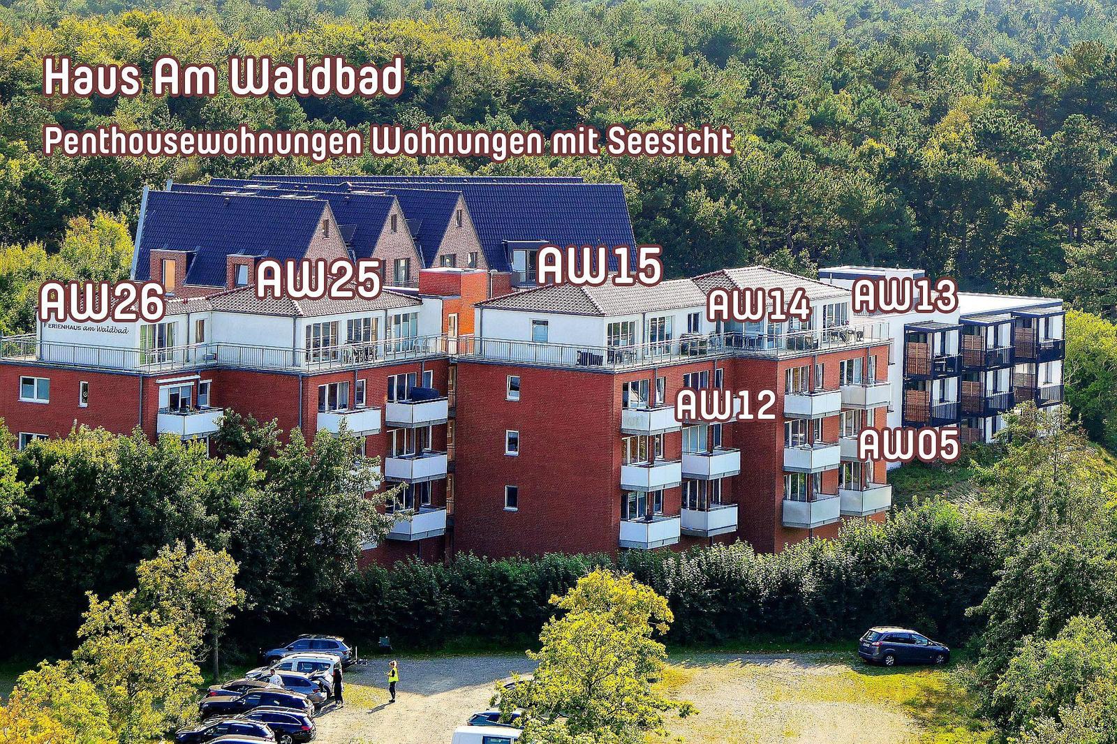 Haus Am Waldbad mit Penthousewohnungen und Seesicht