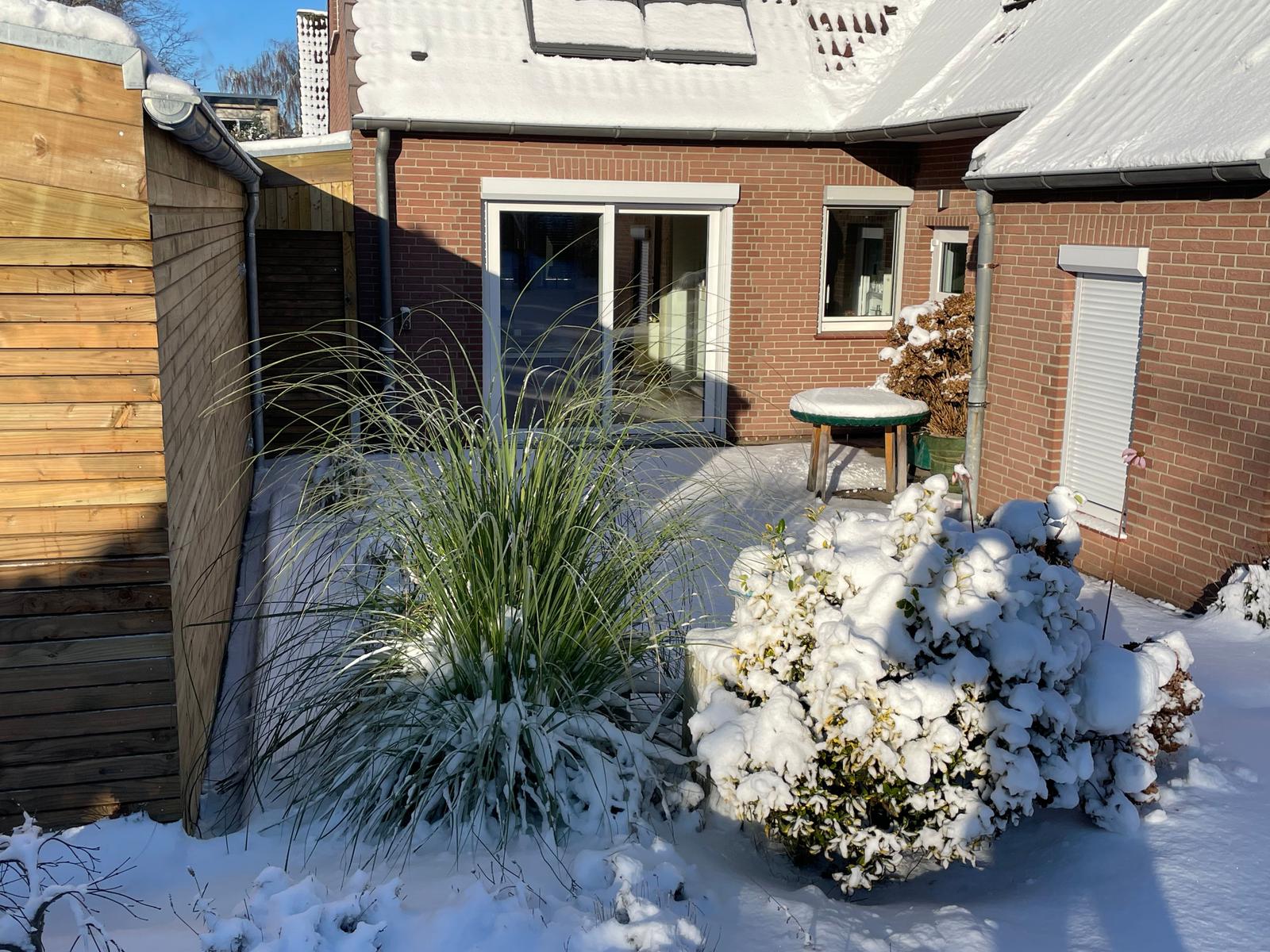 Terrasse im Winter