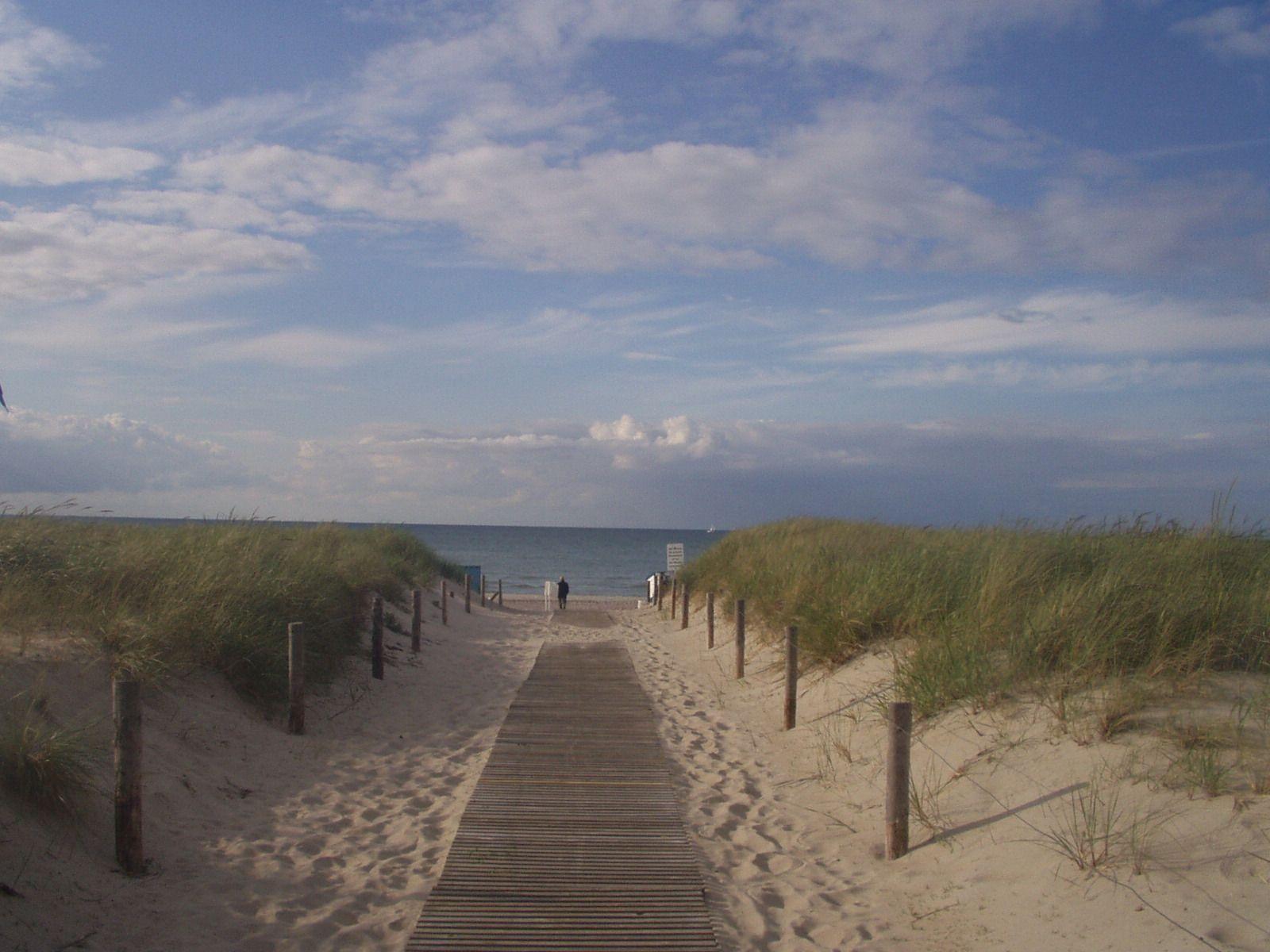 Weg zum Strand