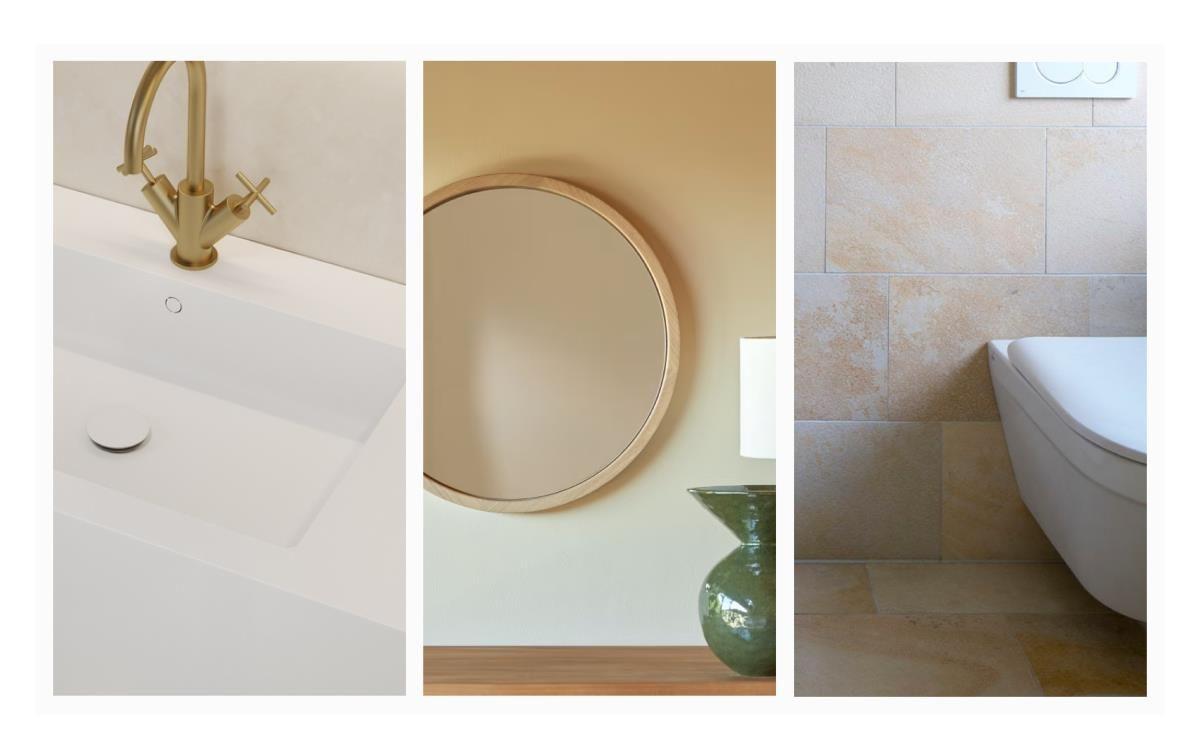 Bathroom with sink, mirror, and toilet.