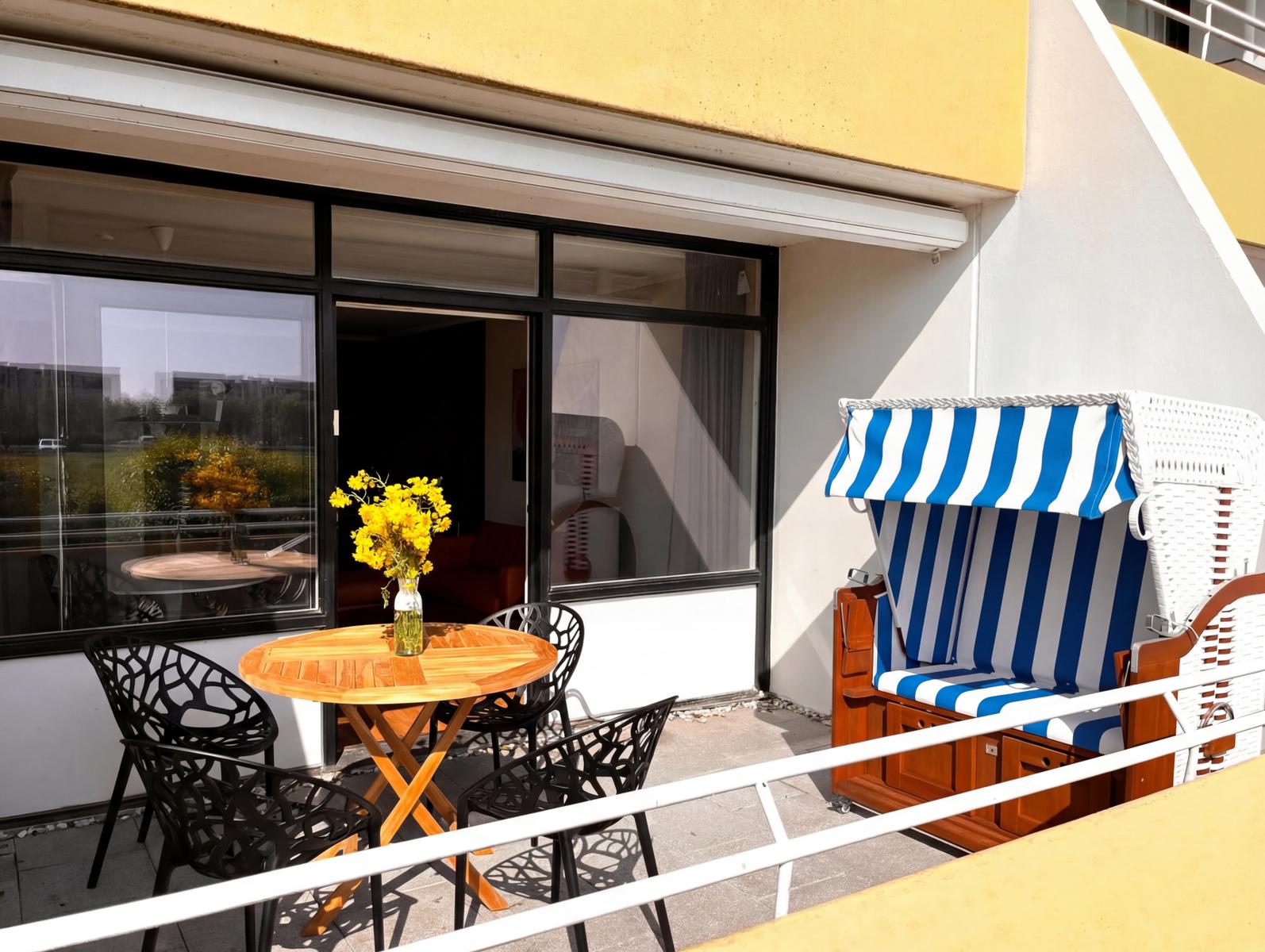 Sonnenterrasse zum Ausspannen