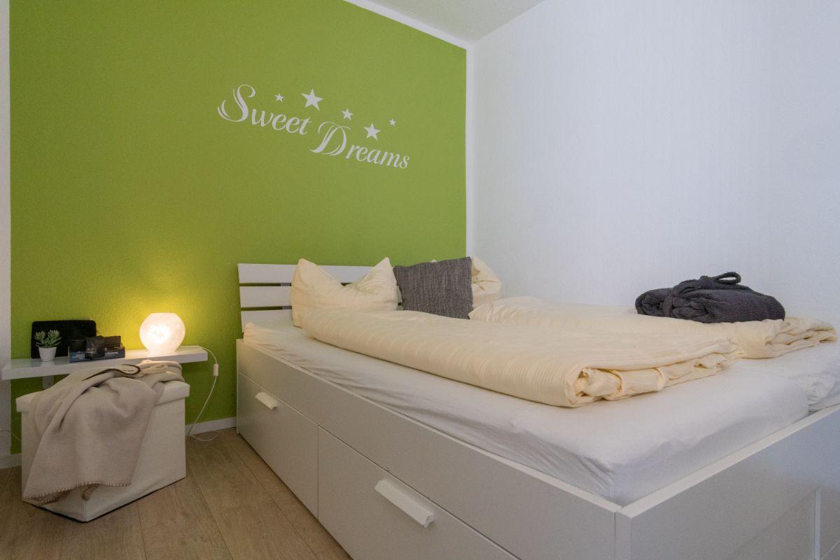 abgeteilter Schlafraum ...