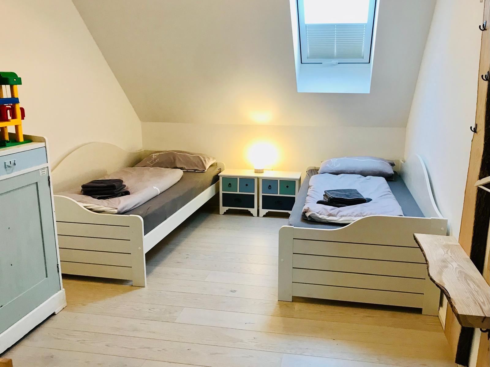 Das Zweibettzimmer im OG