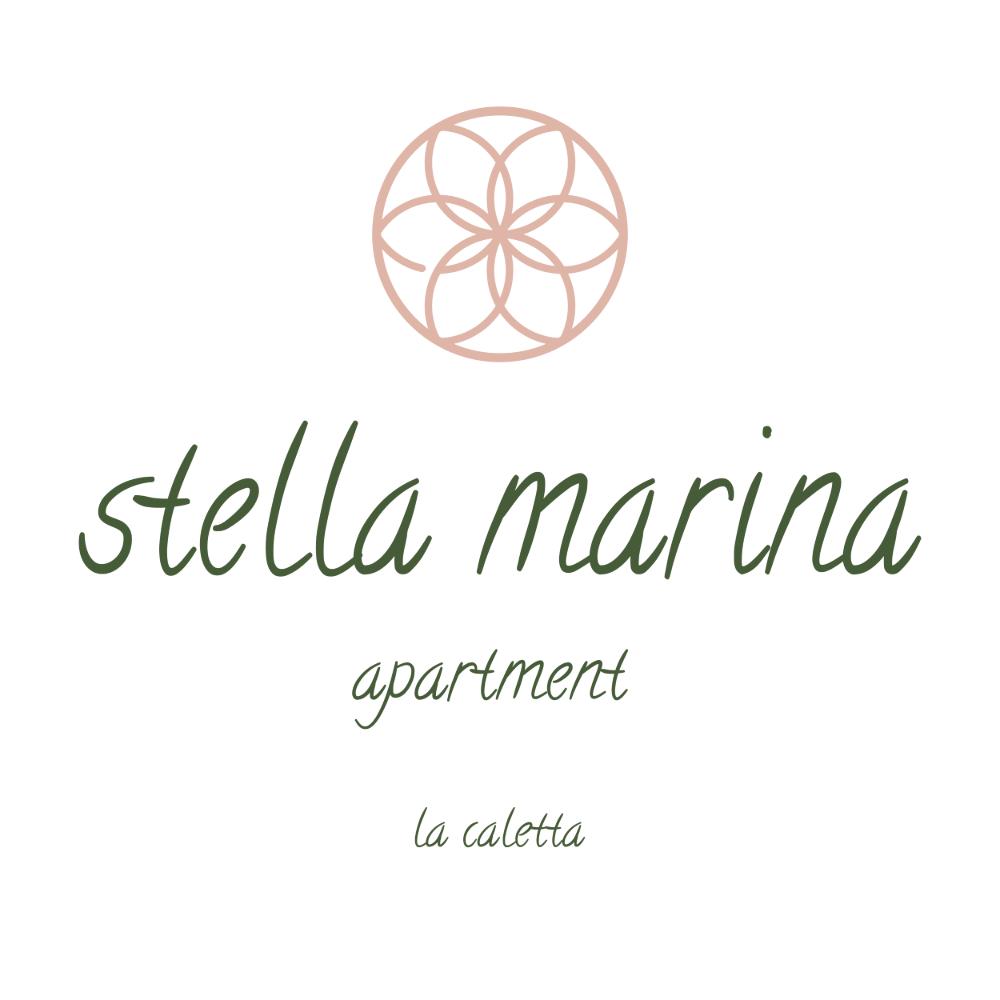 Stella Marina Apartment in La Caletta mit stilvollem Logo