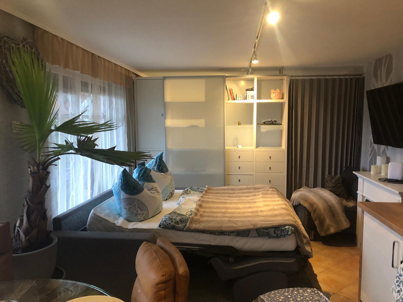 Wohnbereich mit Schlafsofa