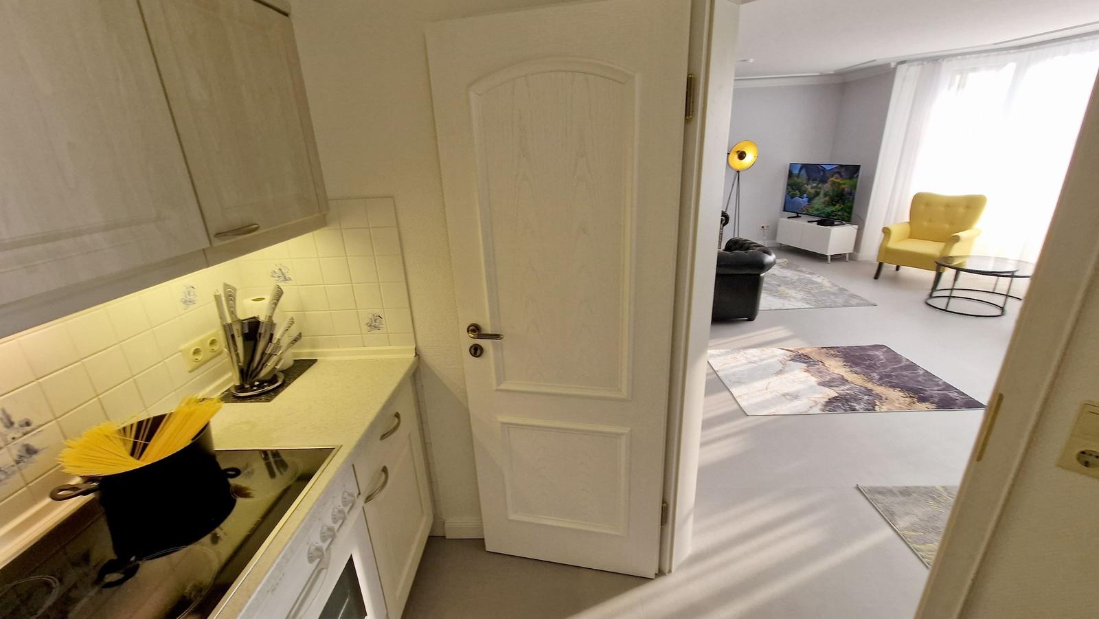 Blick von der Küche...