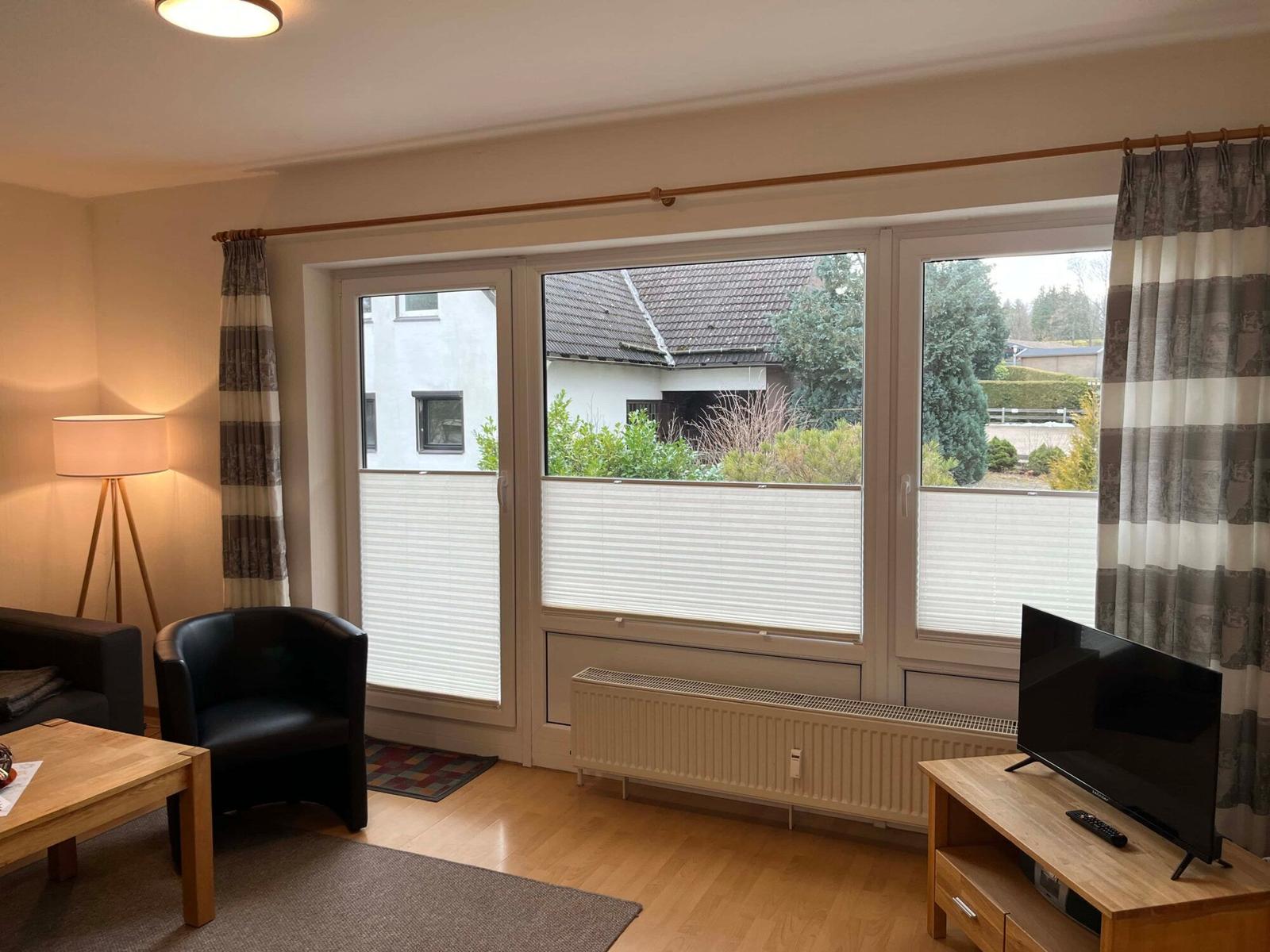 Wohn-/Schlafbereich mit offener Küche