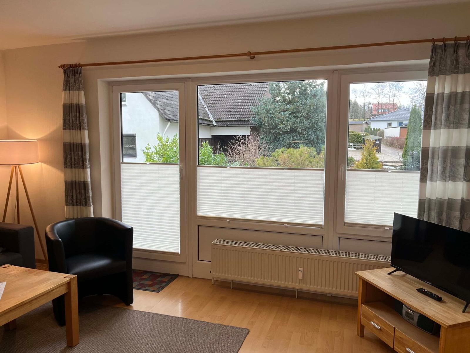 Wohn-/Schlafbereich mit offener Küche