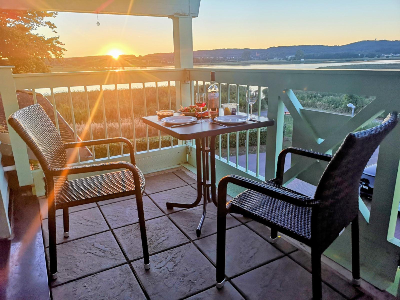 Balkon -  Sonnenuntergang