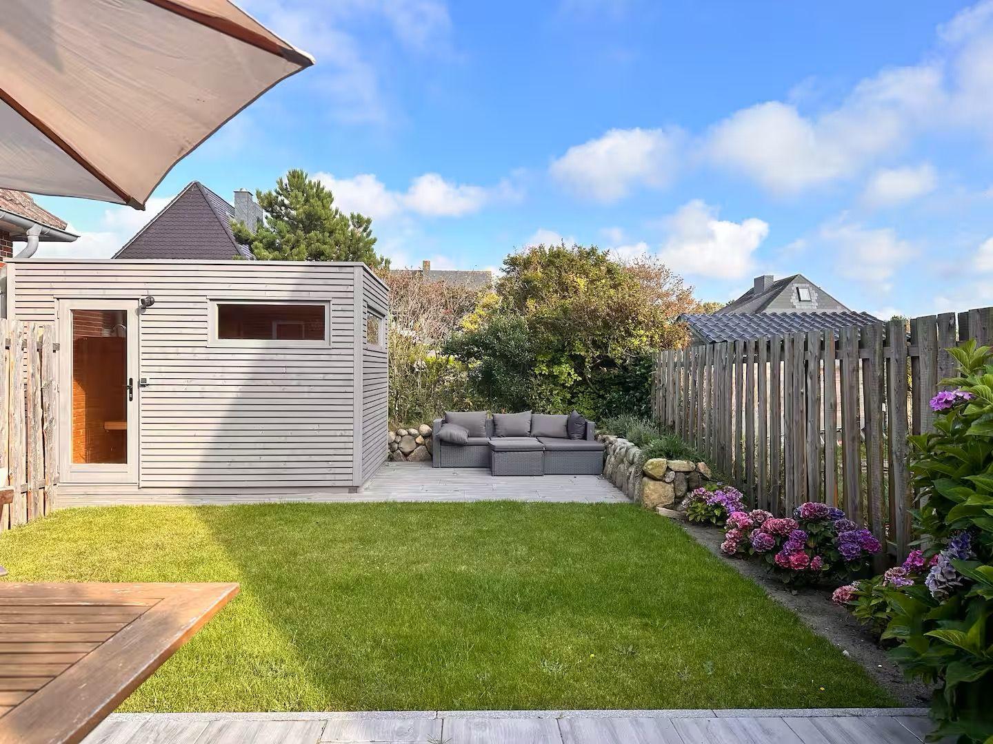 Der ruhige und geschützte Garten