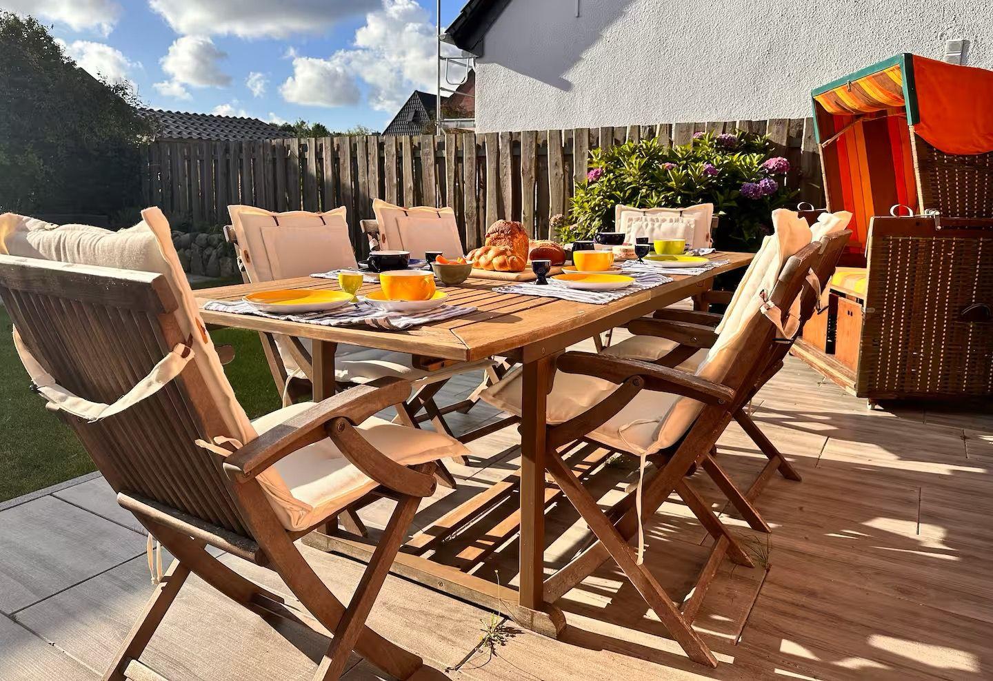 Frhstück in der Sonne