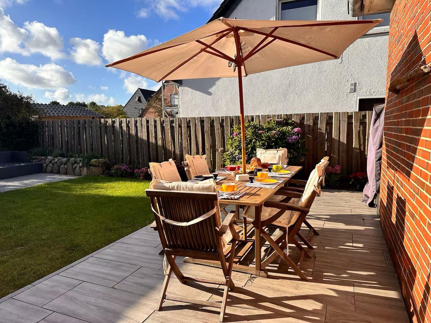 Frühstück in der Sonne