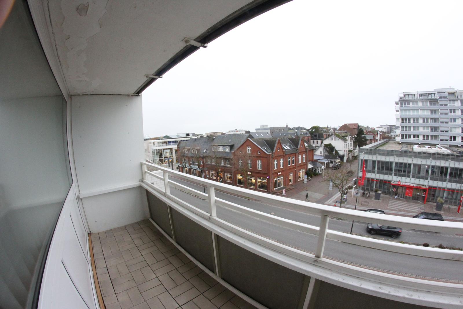 Blick vom Balkon