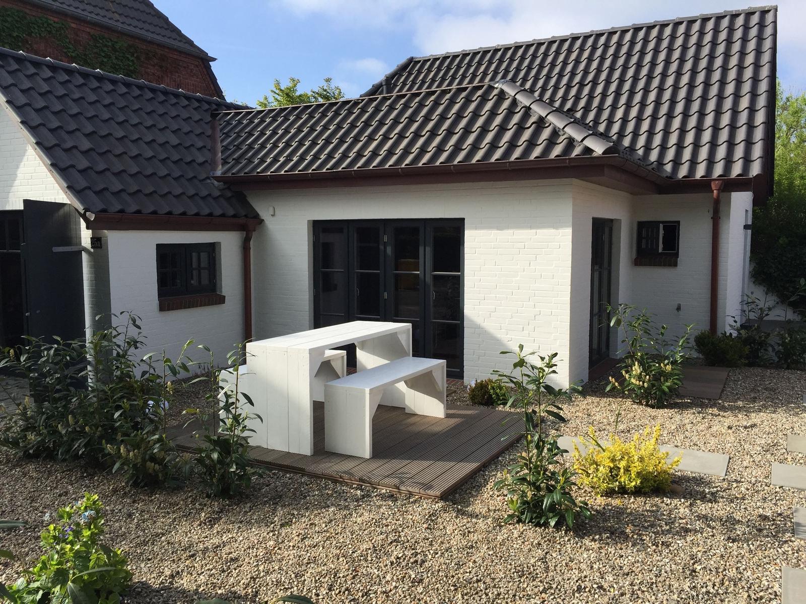 Ferienhaus Terrasse mit Sitzmöglichkeit...