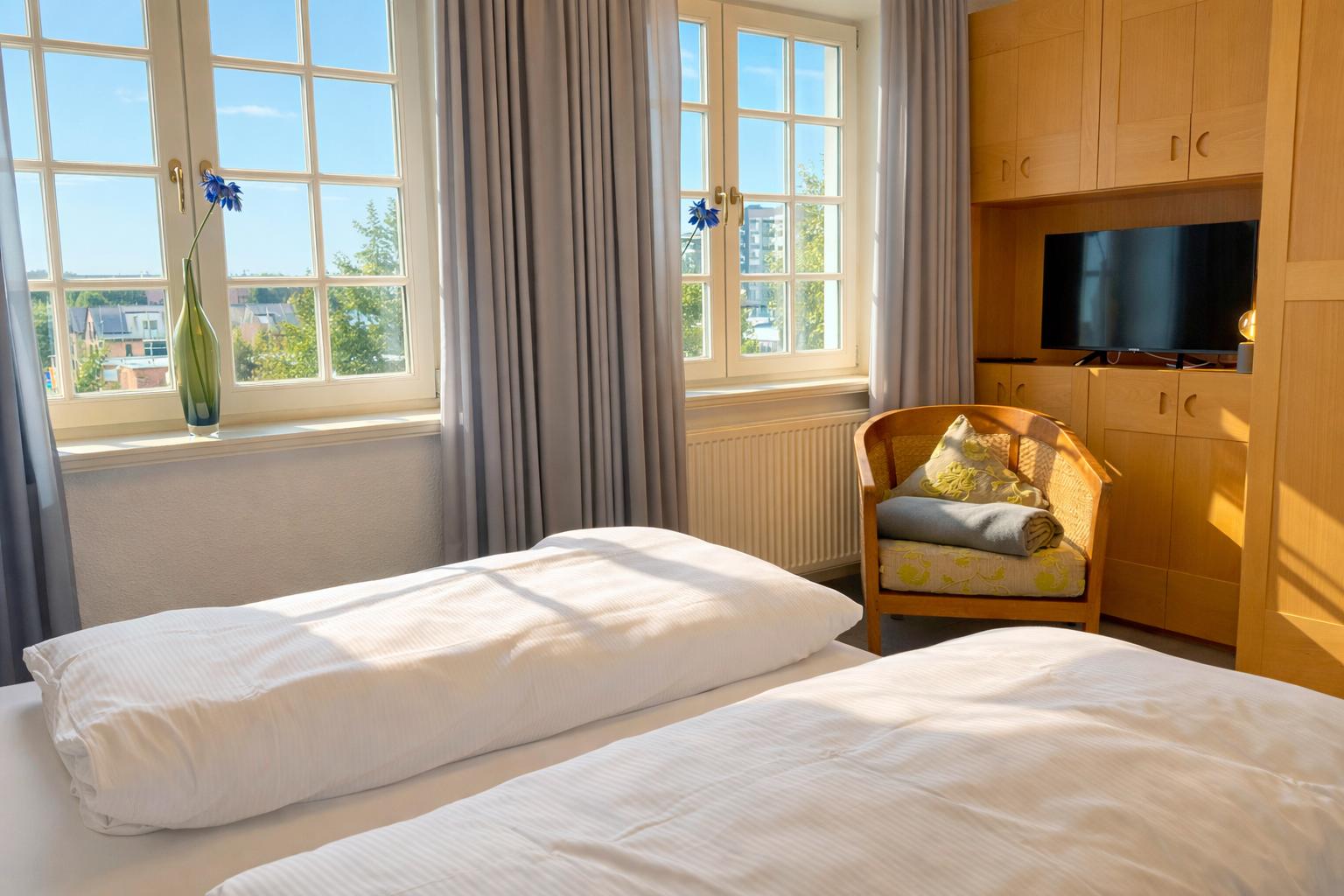 Fernsehen vom Bett aus...