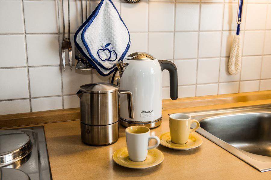 liebevolle Einrichtung auch in der Küchenzeile