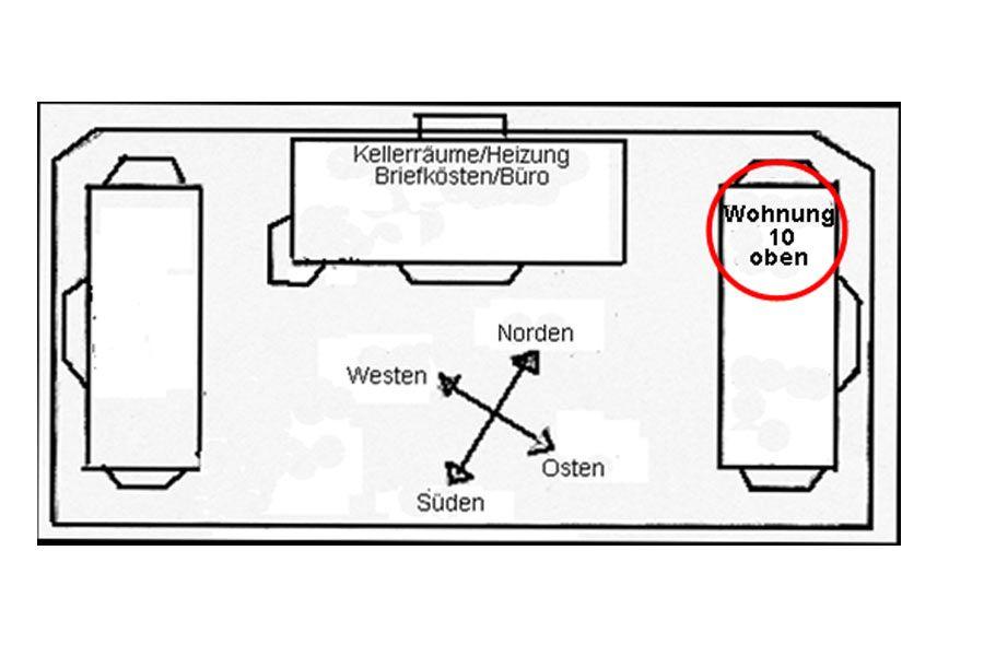 Lage der Wohnung in der Anlage Reethaus Boddenblick
