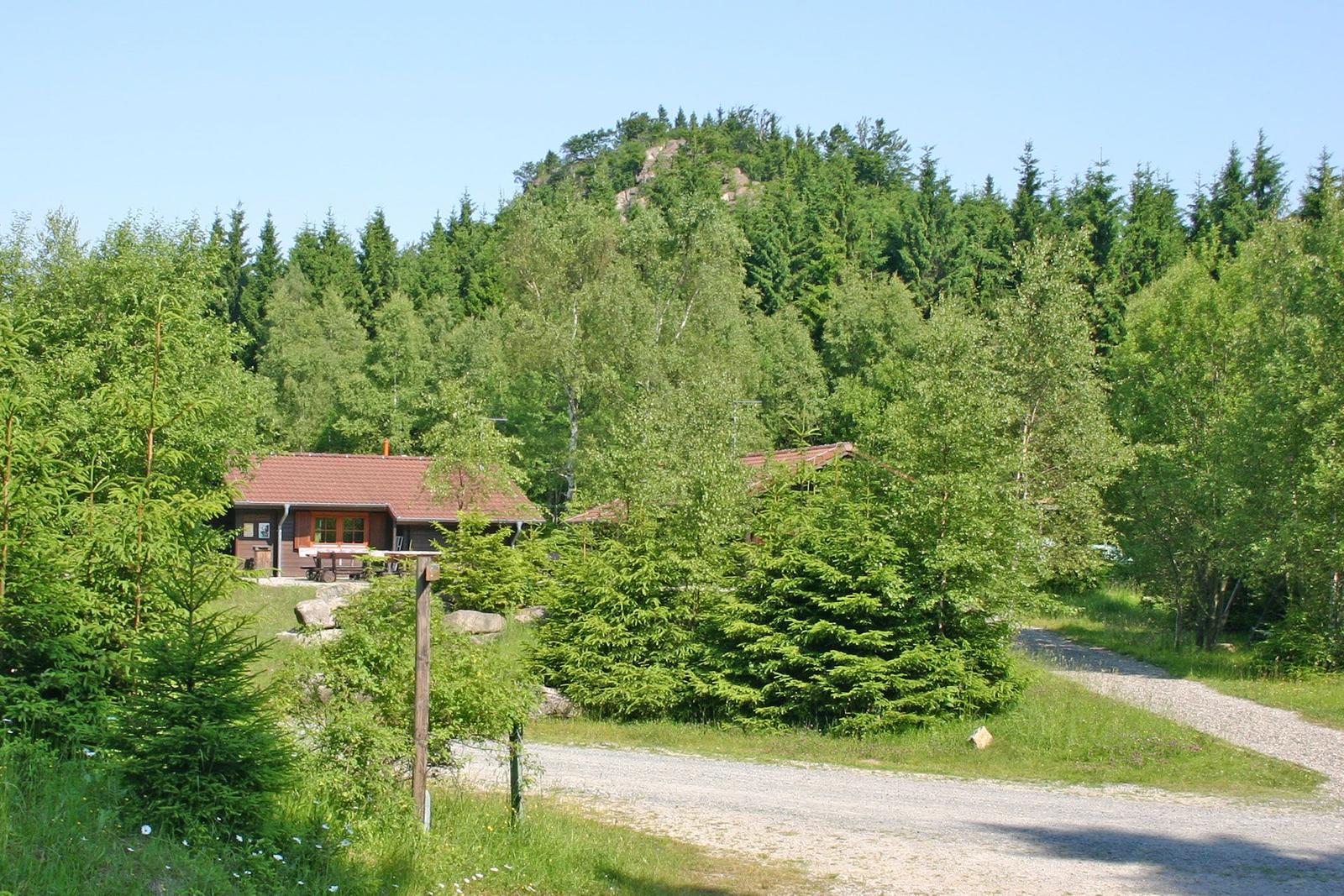 Die Ranger-Station  Am Scharfenstein
Eckertalsperre herum-Richtung Brocken.
Entweder hinauf oder rund um die Eckertalsperre...