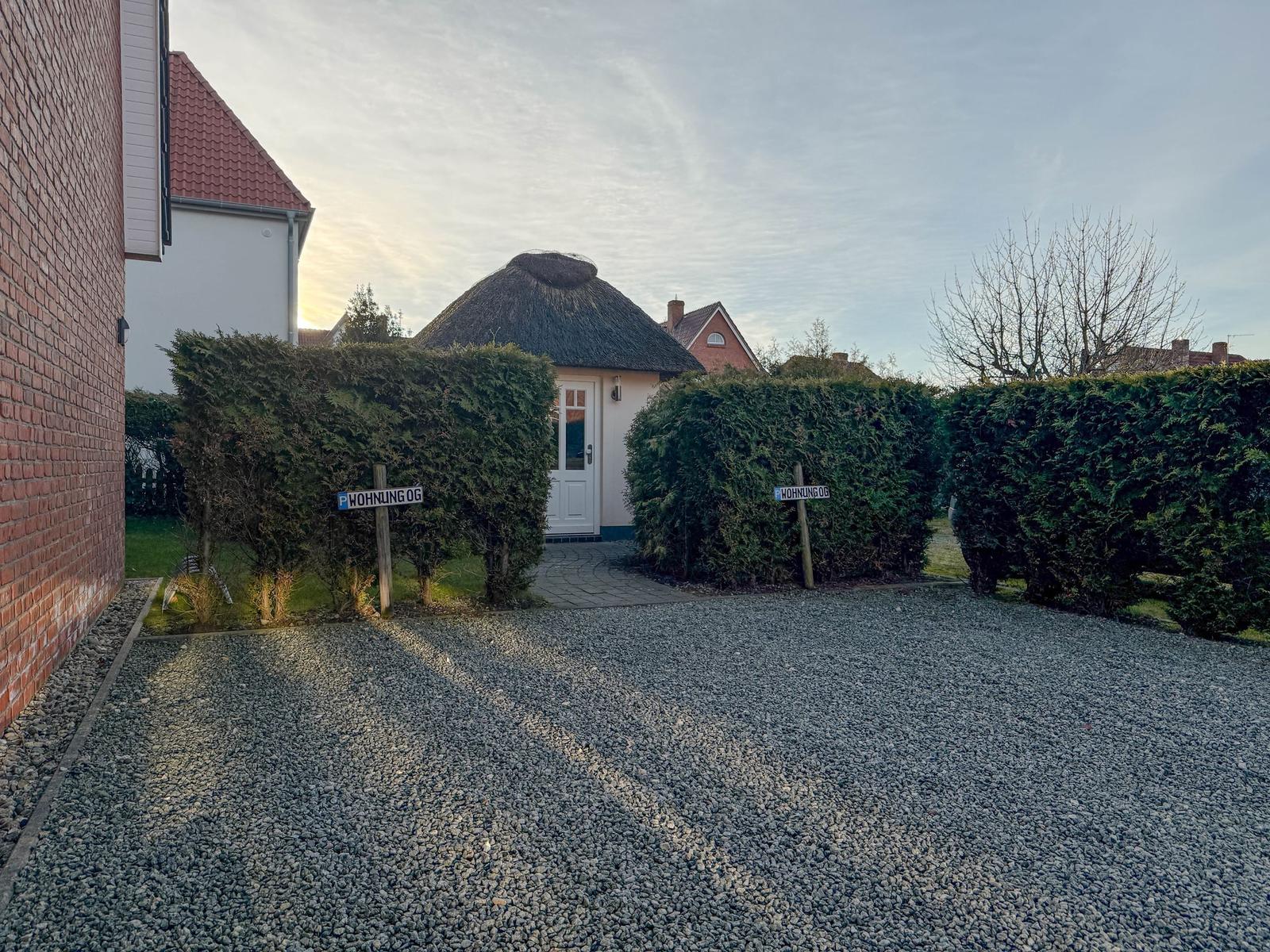 Parkplatz für Feriengäste...