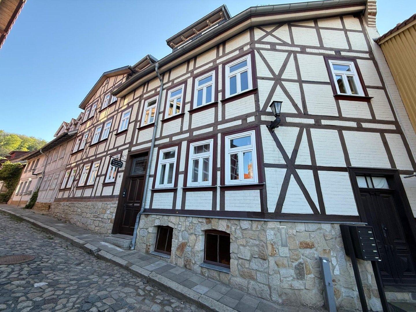 Unser historisches Fachwerkhaus an der alten Stadtmauer in Blankenburg im Harz