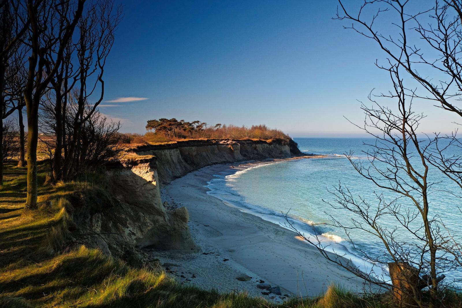 Blick vom Hochufer nahe Feriendorf